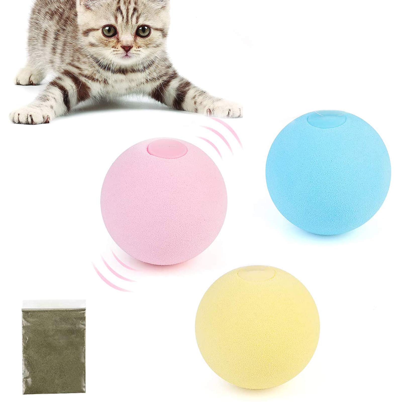Cats Catnip Toys for Kitten Kitty Toys 3Pcs