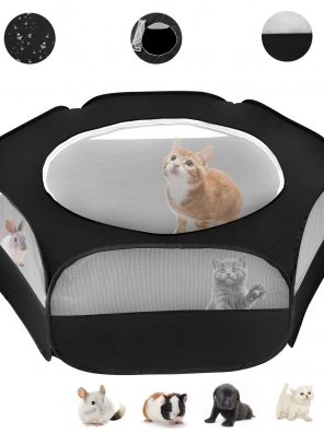 XIRGS Small Animal Playpen, Waterproof Small Pet Cage