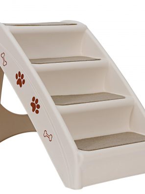 ZENY Pet Stairs, Foldable Steps for Dogs and Cats
