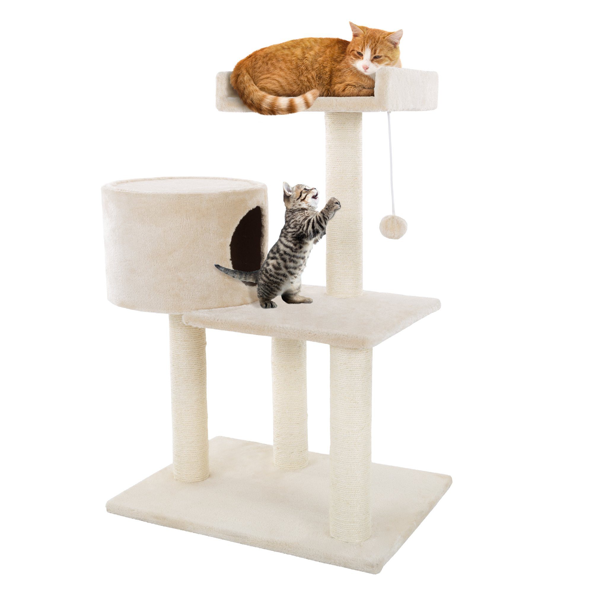 Multi Level Cat Tower with Scratching Posts