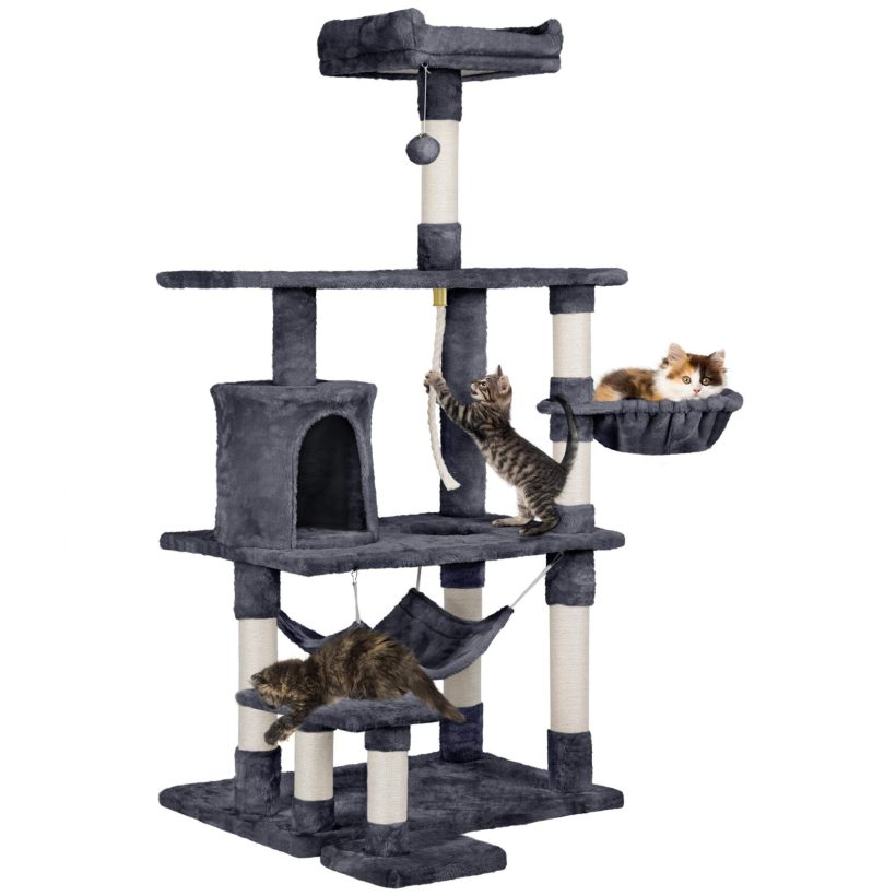 YAHEETECH 62in Multi-Level Cat Tree Climber