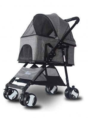 Cats Carriage Stroller in One, with Extra Large Storage Space