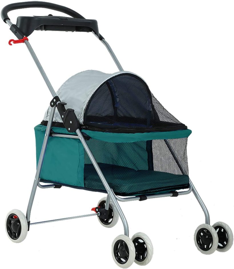 Cat Strollers Waterproof Jogger Folding Travel Carrier