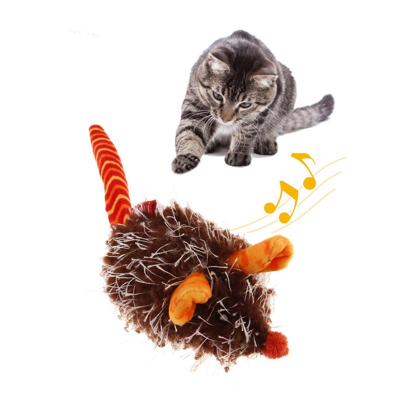 Squeaking Mouse Electronic Moving Cat Toy