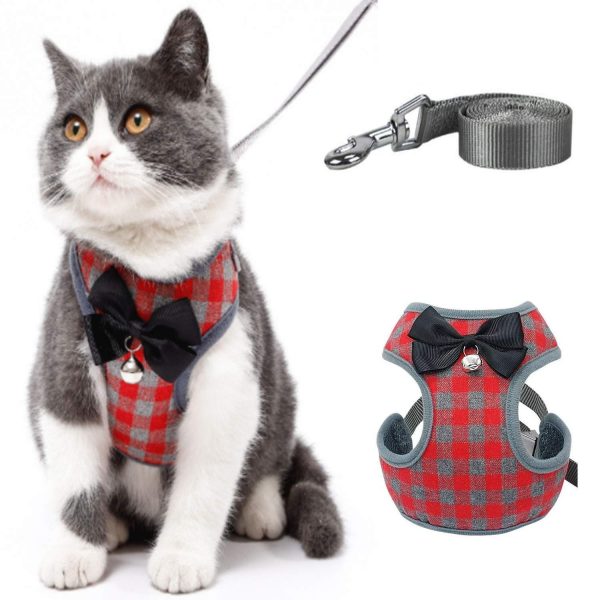 Pet Harness and Leash Set for Walking Small Cat and Dog Harness