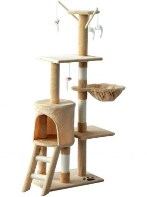 Cat Condo Tower Scratching Post Activity Tree House