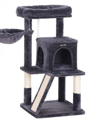 Cat Tree with Sisal-Covered Scratching Posts