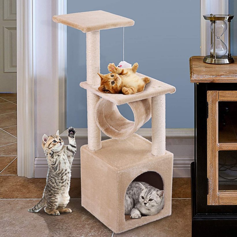 Sandinrayli 36" Deluxe Cat Tree Kitten