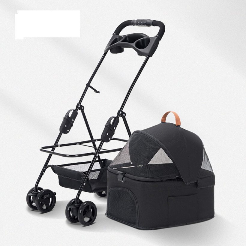 Folding Cat Carrier Easy Walk Travel Carriage