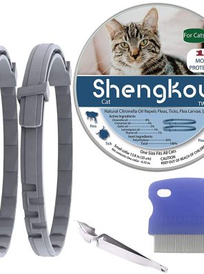 Flea and Tick Collar for Cat, Made with Natural Plant