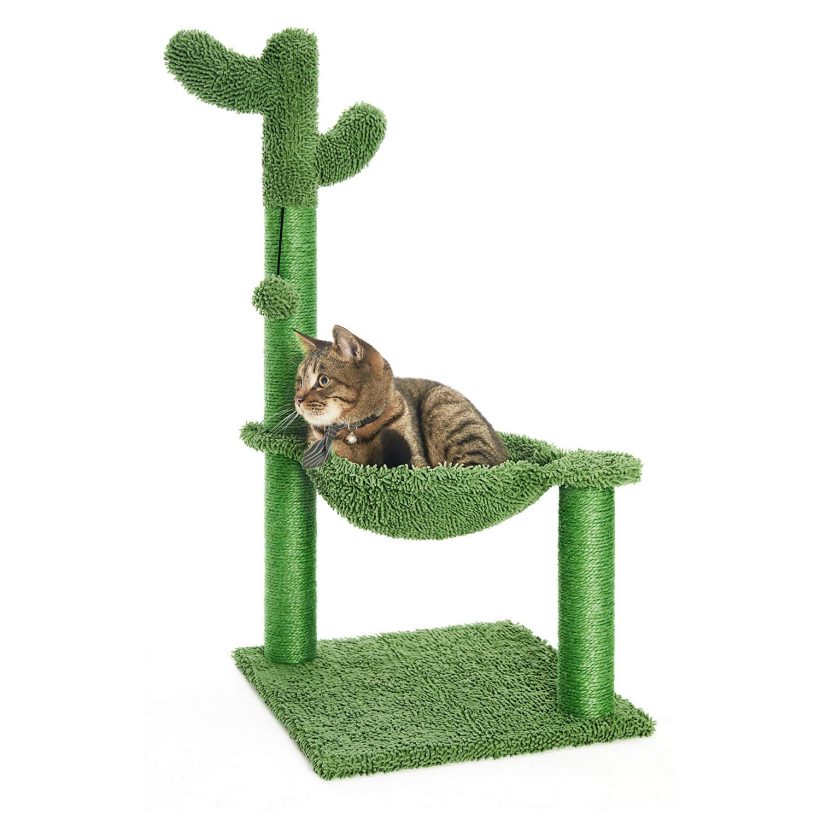 Catinsider 31" Cactus Cat Tree with Hammock