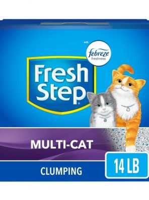 Clumping Cat Litter Extra Strength Scented Litter with the Power of Febreze