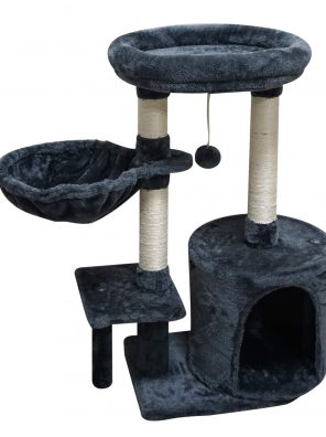 Cat Condo Play House Hammock Jump Platform