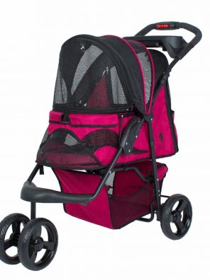 Razzberry One Size Cats Pet Stroller