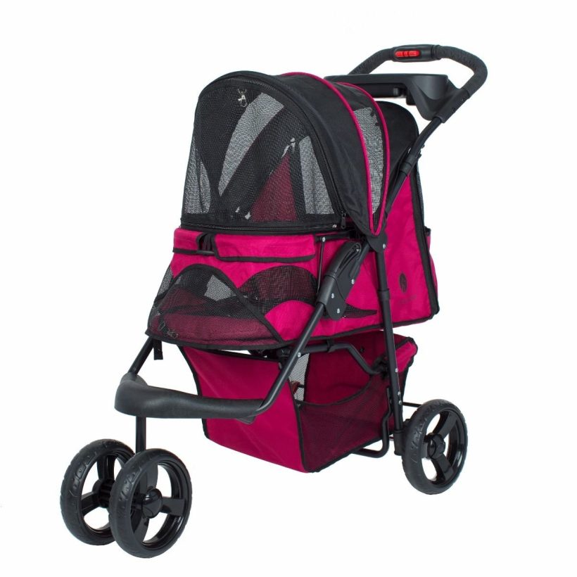 Razzberry One Size Cats Pet Stroller