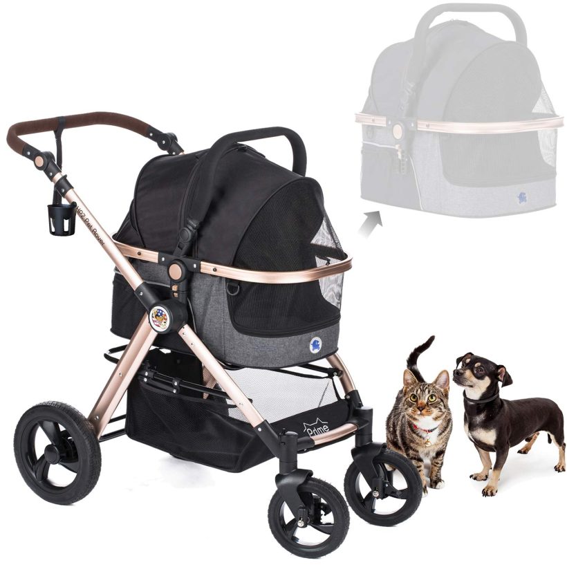 HPZ Pet Rover Prime 3-in-1 Luxury Dog/Cat/Pet Stroller