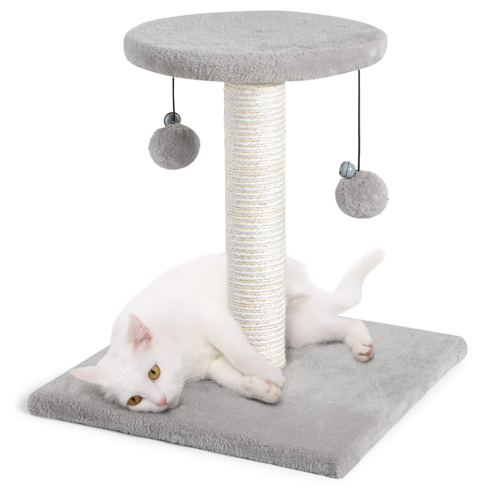 Cat Tree Small Cat Tower with Sisal Plush Perch