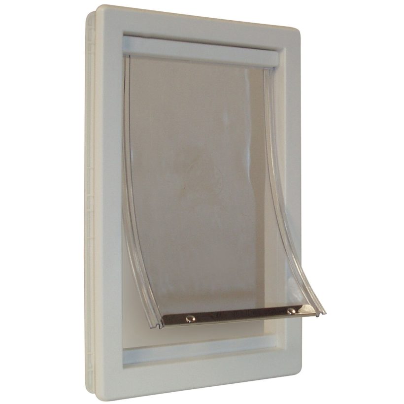 Pet Soft Flap Cat Door with Telescoping Frame