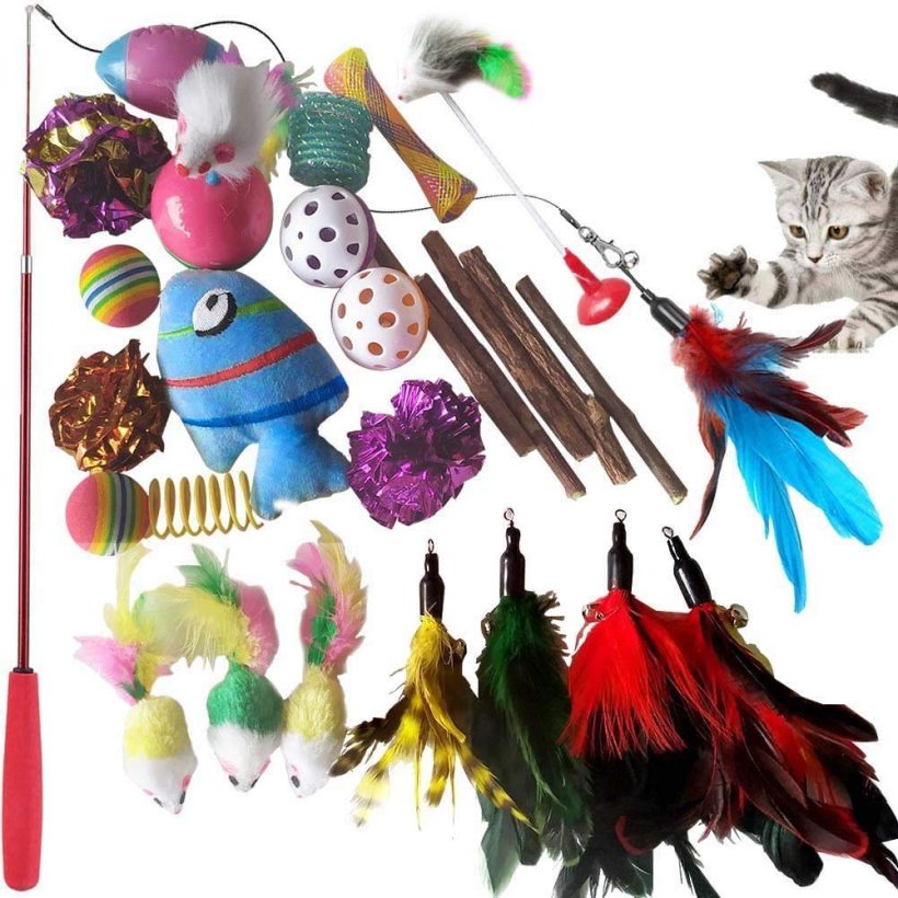 SenYoung 27PCS Cat Toys Kitten Toys