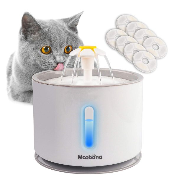 MOOBONA 2.4L Automatic Cat Fountains