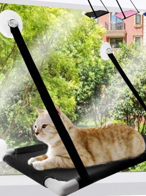 Cat Hammock Window Seat Big Pet Perch of Cats Hammock