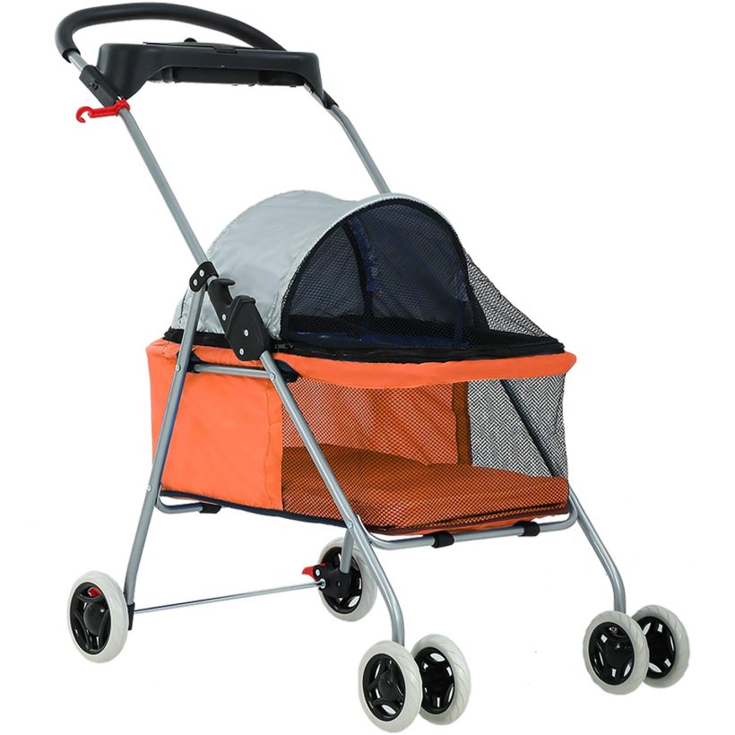 Cats Orange Posh Pet Stroller