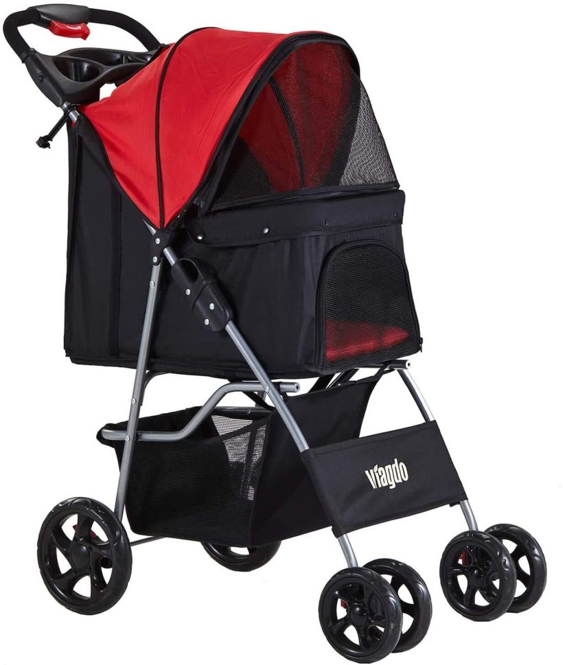 VIAGDO Dog Stroller, Pet Strollers for Small Medium Dogs