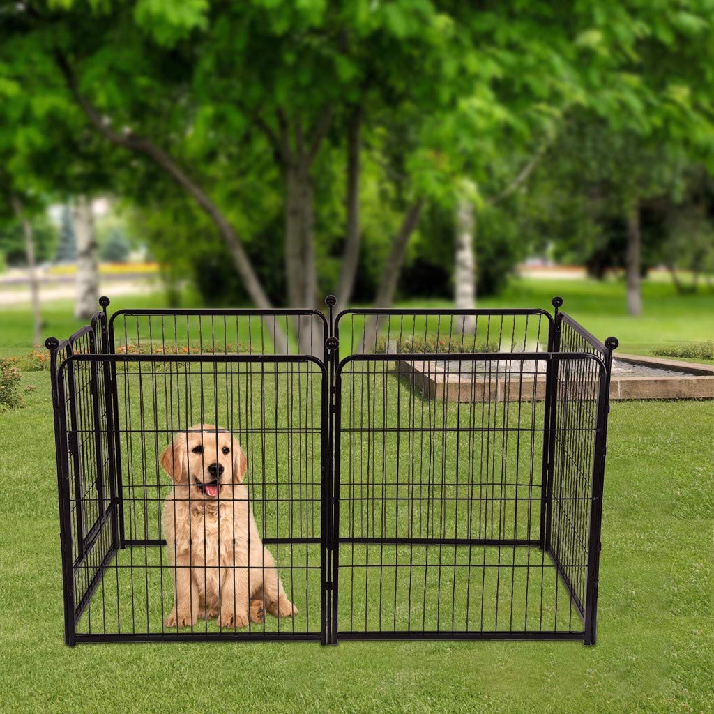 Dog Fence, Pet Playpen, 27.6 x 31.5’’ Heavy Duty