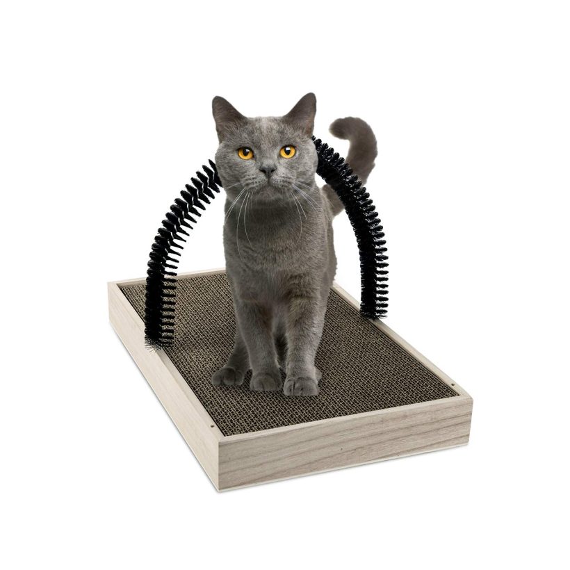 ale pomos Pet Fur Grooming Cat Scratch Pad