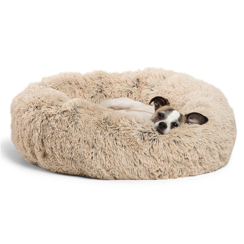 Cat Bed in Shag Fur, Machine Washable