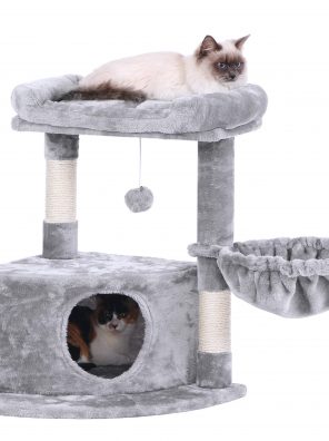 Cat Tree Cat Condo with Plush Perch Scratching Post