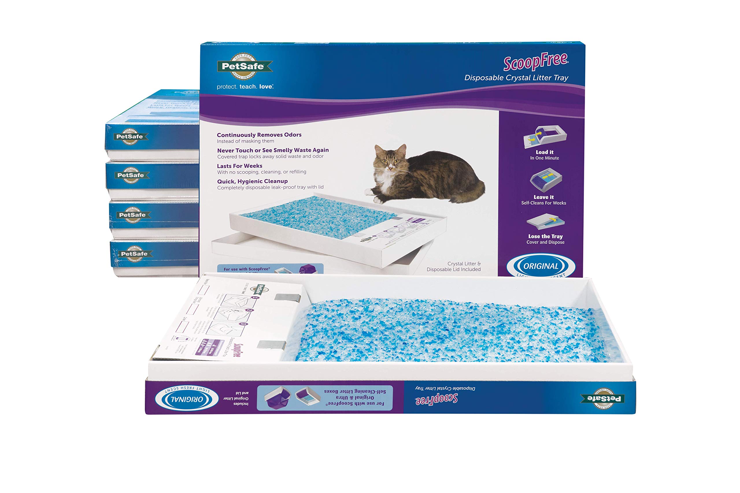 Self-Cleaning Cat Litter Box Tray Refills