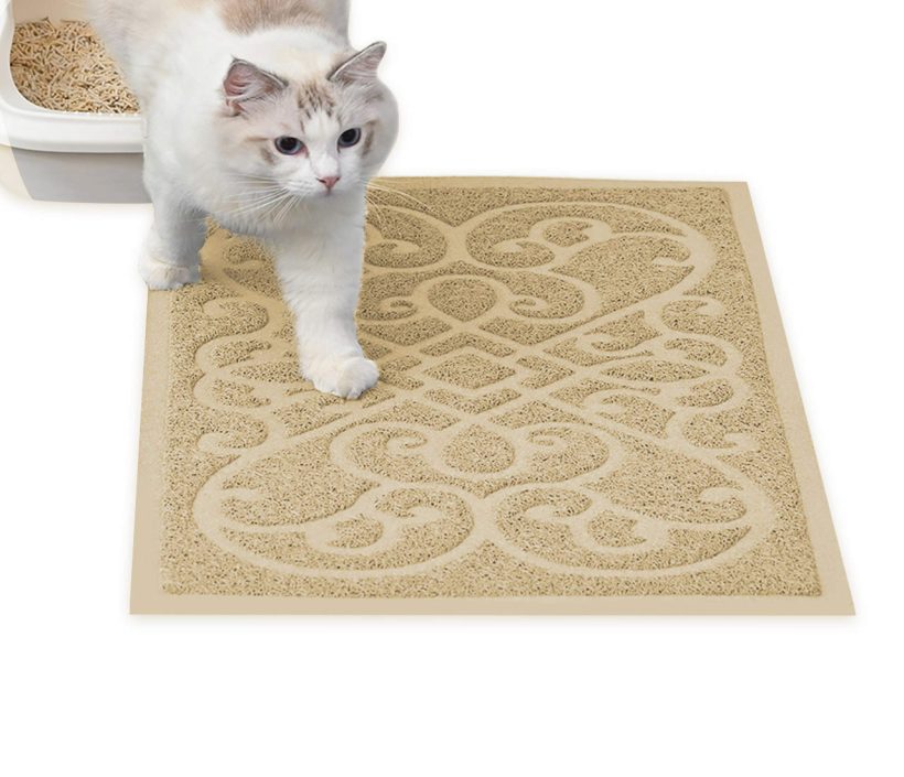 PetLike Cat Litter Mats Waterproof Kitty Litter Mat