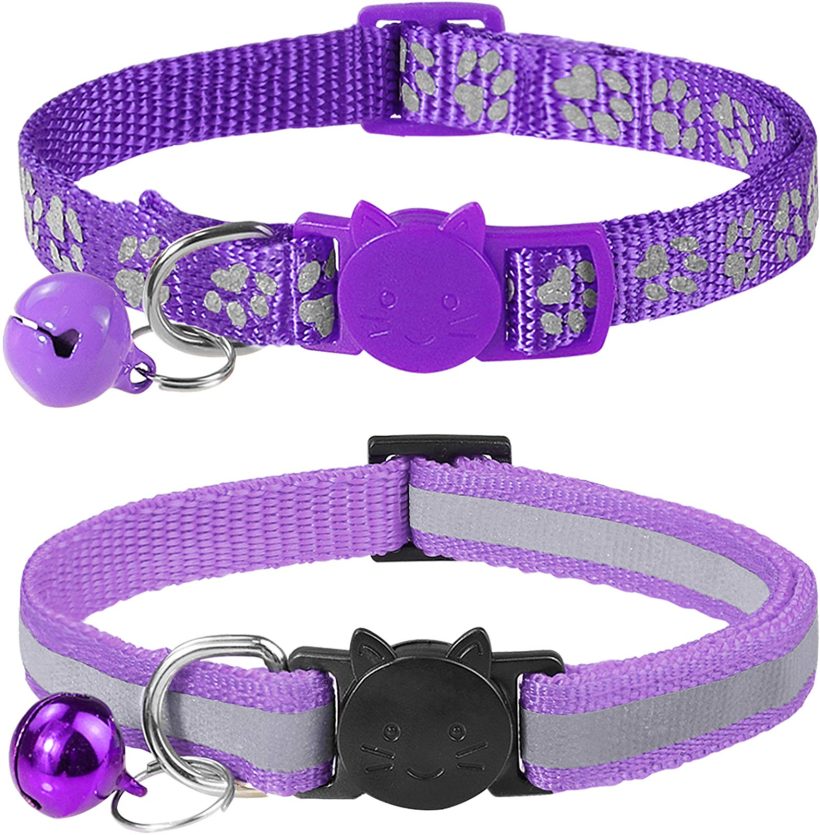 Taglory Reflective Cat Collars Breakaway with Bell