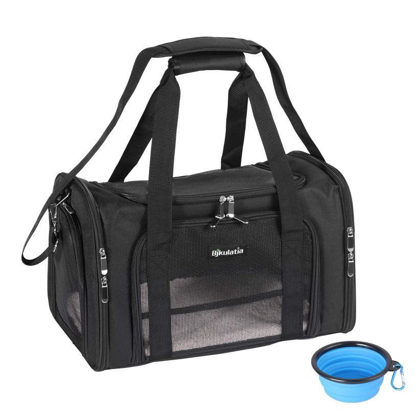 Travel Carrier Cats Airline Approved Pet Carrier Soft-Sided