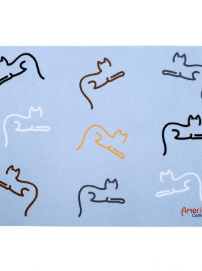 Cat Feeding Mat No-Slip for Food and Water Bowls