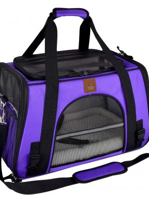 Purrpy Airline Approved Pet Carrier, Soft Sided Collapsible