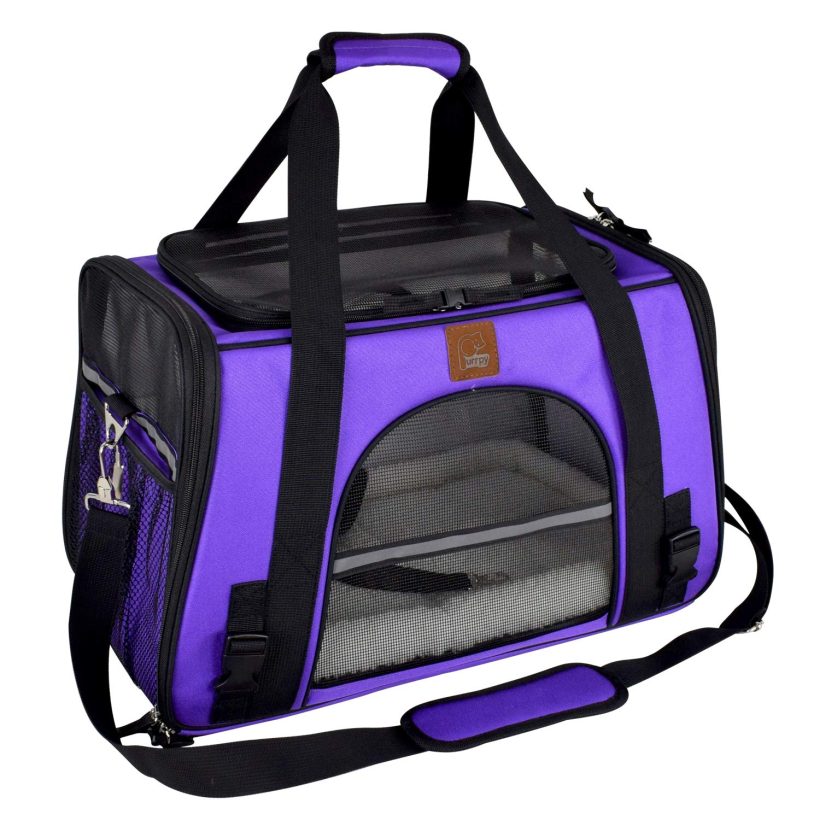 Purrpy Airline Approved Pet Carrier, Soft Sided Collapsible