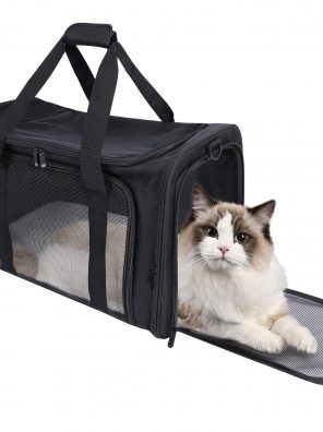 Soft Sided Cat Carrier Airline Approved Portable Pet Travel Carrier