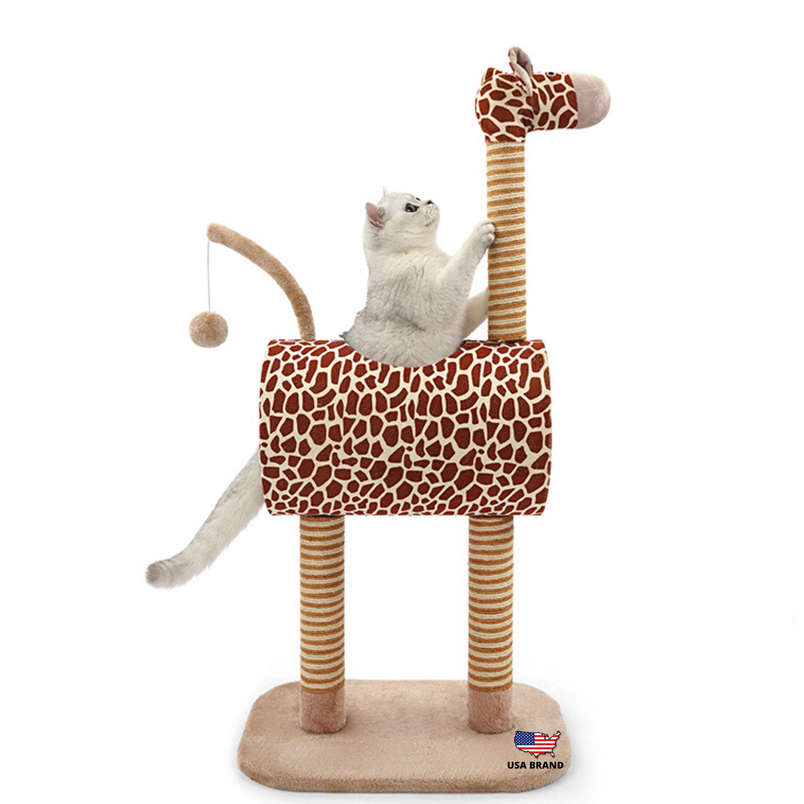 TOPKITCH Activity Cat Tree Condo with Scratching Posts