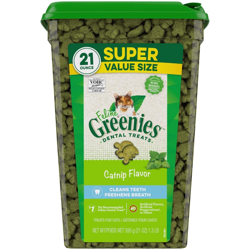 FELINE GREENIES Natural Dental Care Cat Treats