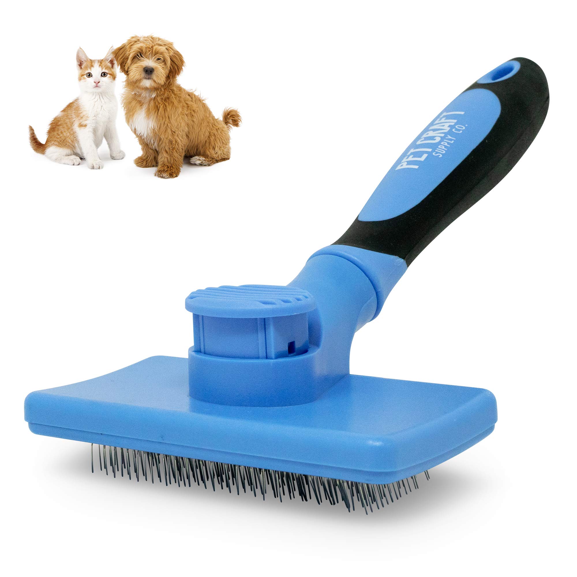 Pet Craft Supply Self Cleaning Calming Slicker Pet