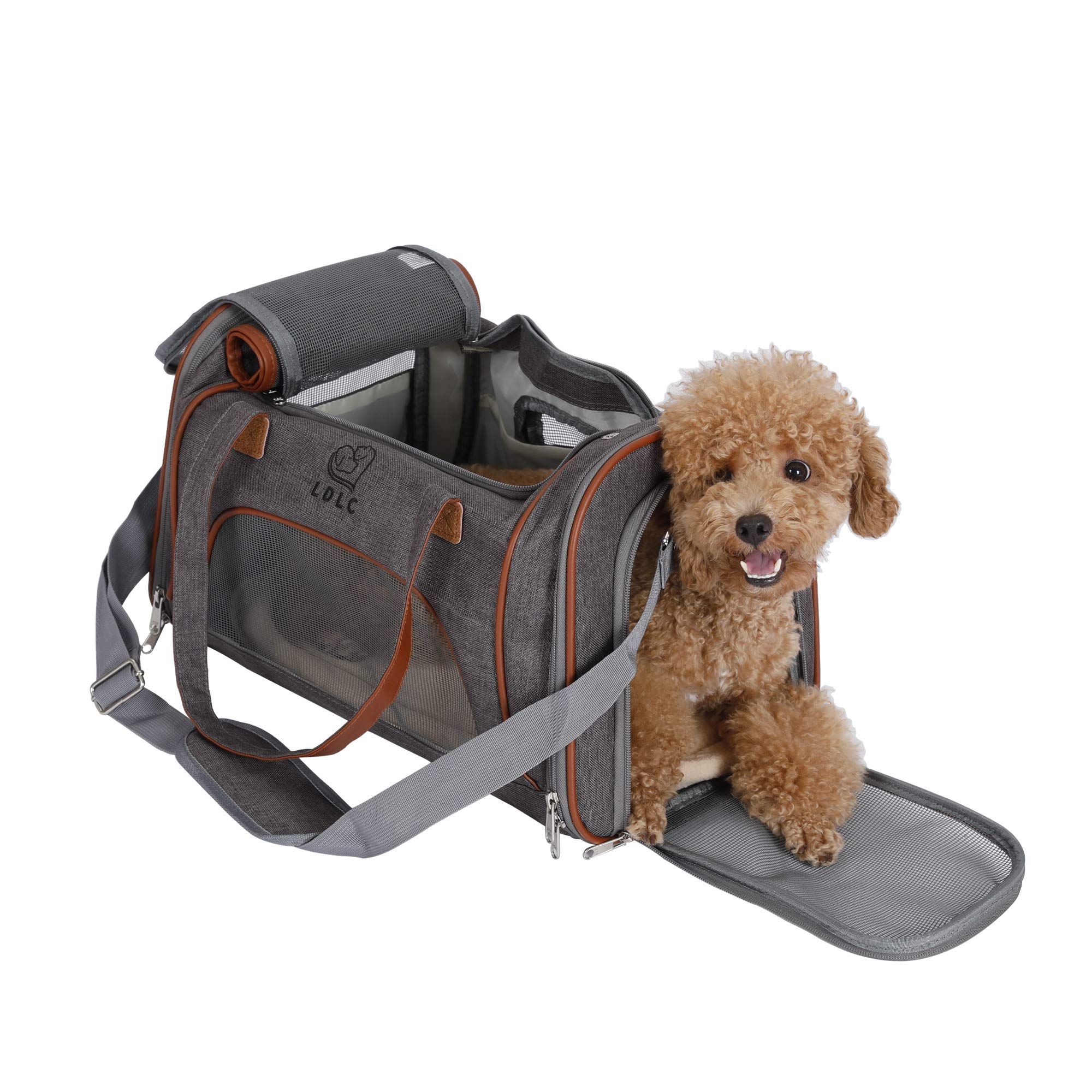 Cat Carrier Large Top Opening Pet Carriers for Small pets Airline Approved
