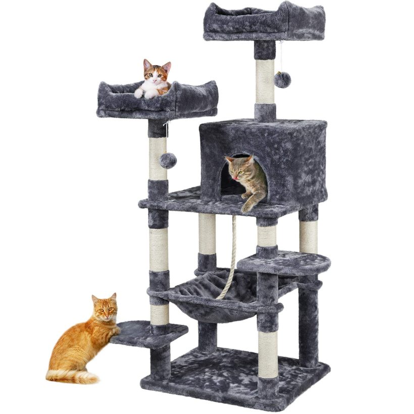 Cat Tree Cat Tower with Cat Scratching Posts Luxurious