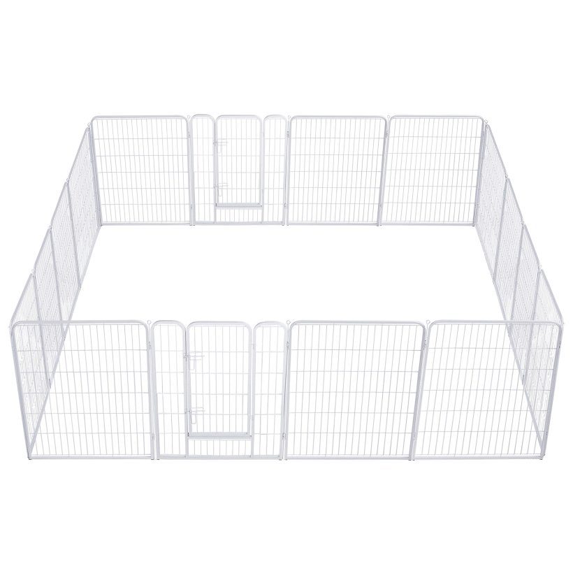 Foldable Exercise Fence Barrier Playpen Kennel