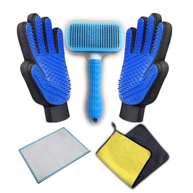 Pet grooming brush/automatic cleaning brush