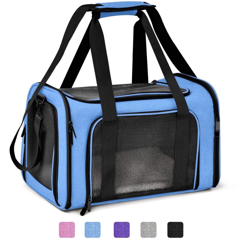 Henkelion Pet Carrier for Small Medium Cats Dogs Puppies