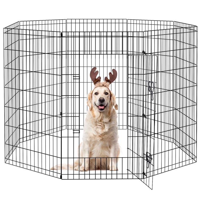 PEEKABOO Dog Pen Pet Playpen 42 Inch