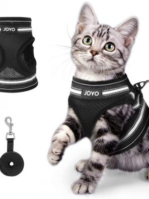JOYO Cat Harness, Breathable Soft Cat Harness and Lesh
