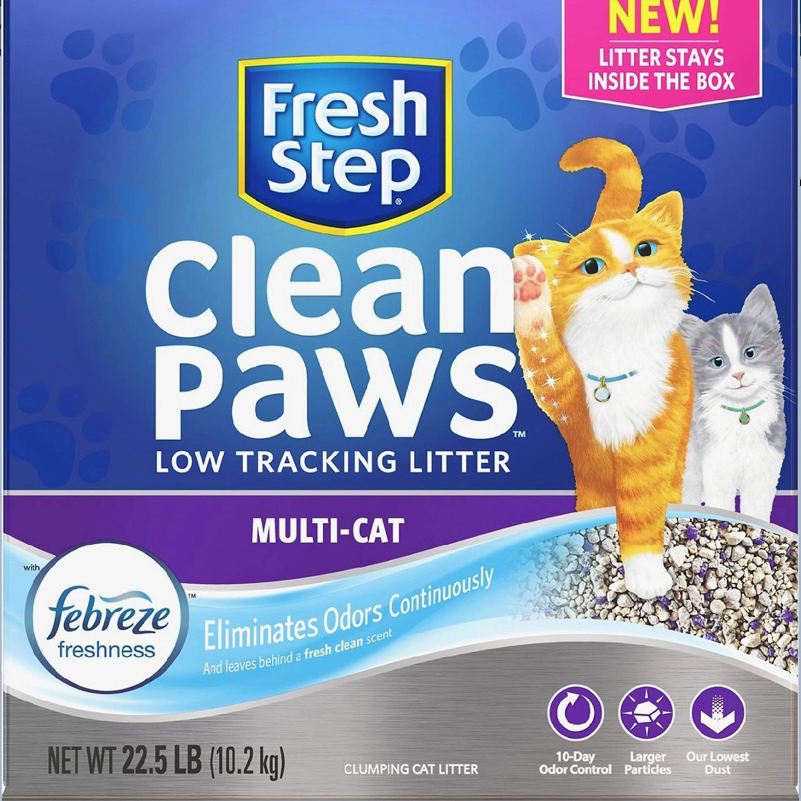 Fresh Step Clean Paws Multi-Cat Litter